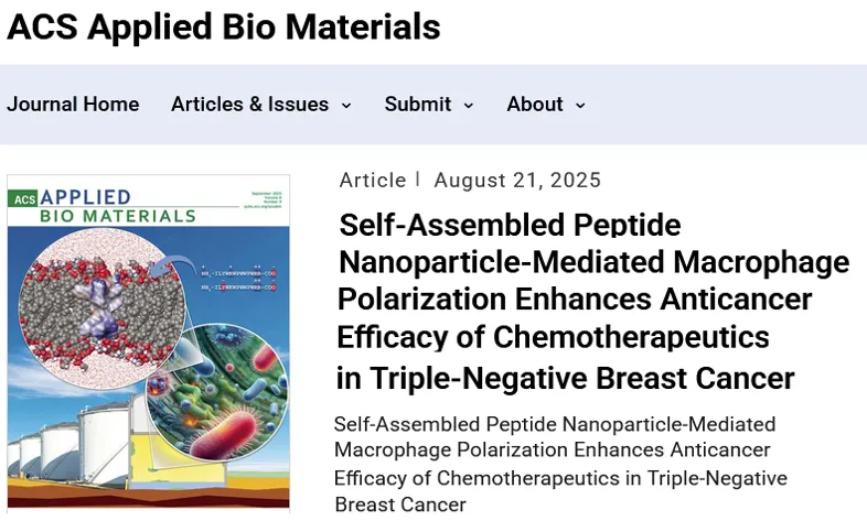 ACS Applied Bio-Materials article page