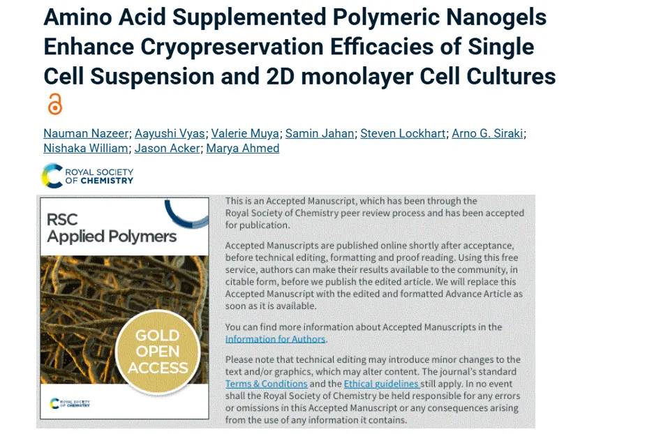 RSC Applied Polymers article page