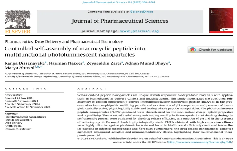 Journal of Pharmaceutical Sciences article page